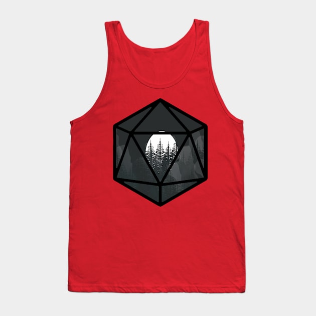 Dark Night D20 Tank Top by MimicGaming